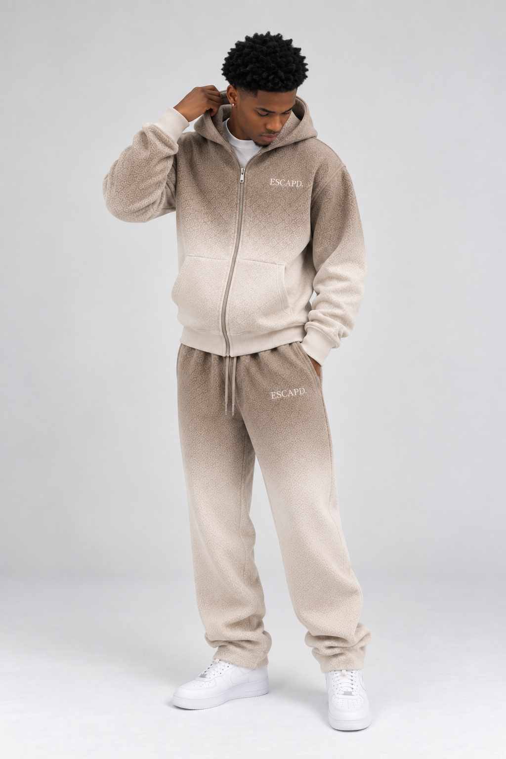 Ombre Knitted Tracksuit
