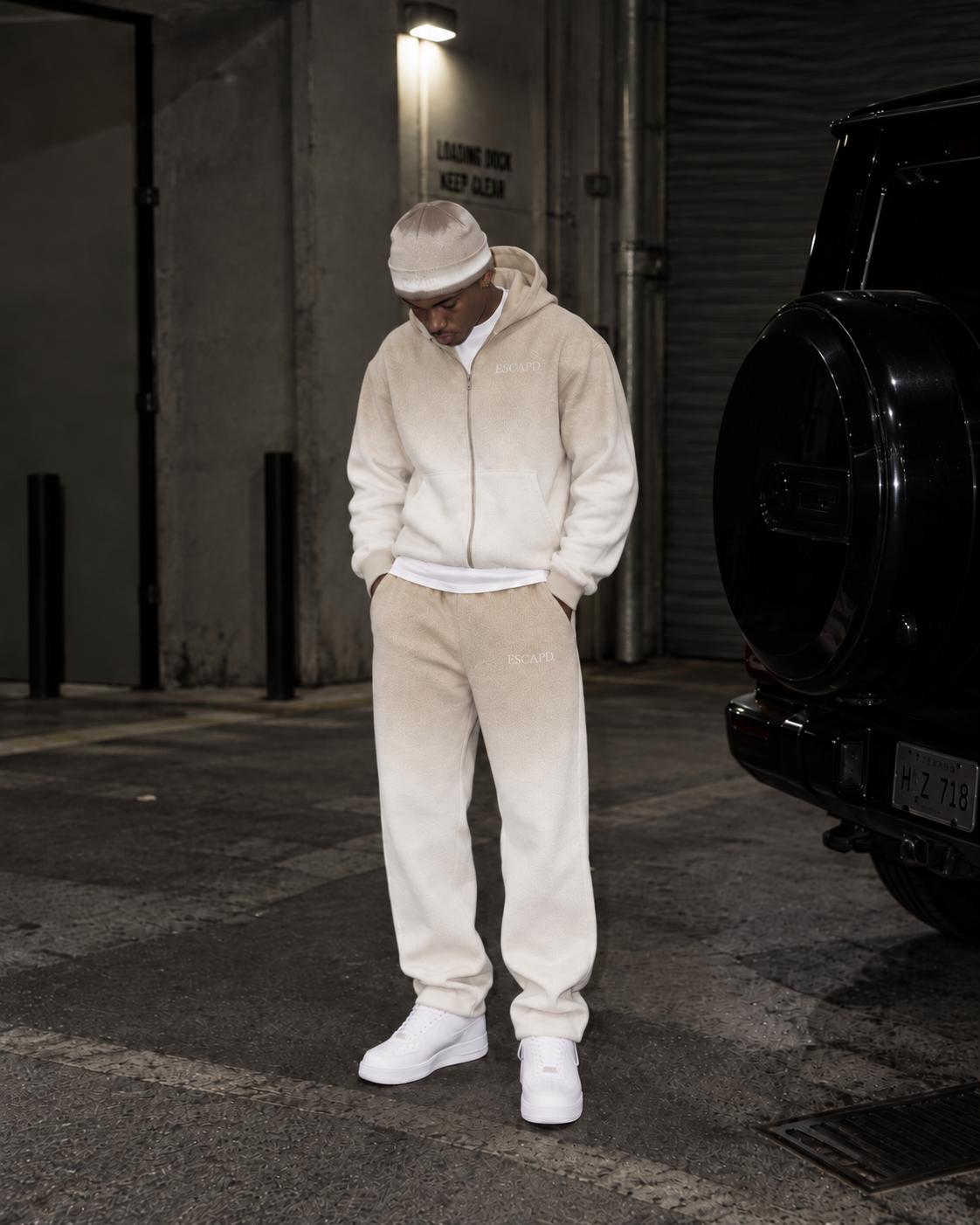 Ombre Knitted Tracksuit