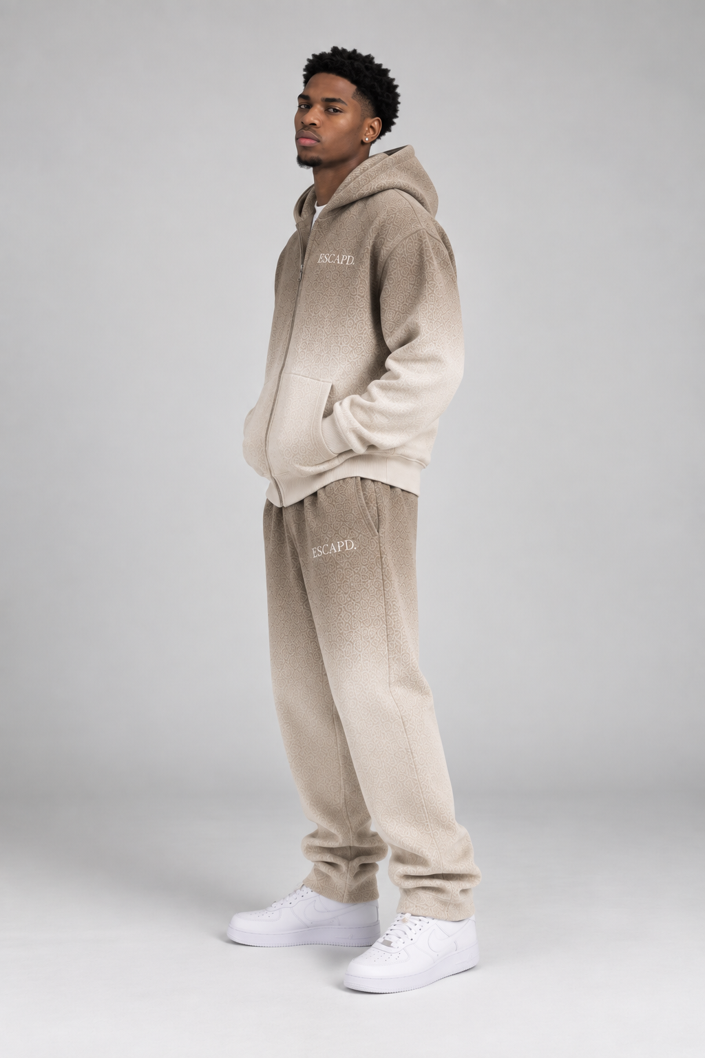 Ombre Knitted Tracksuit