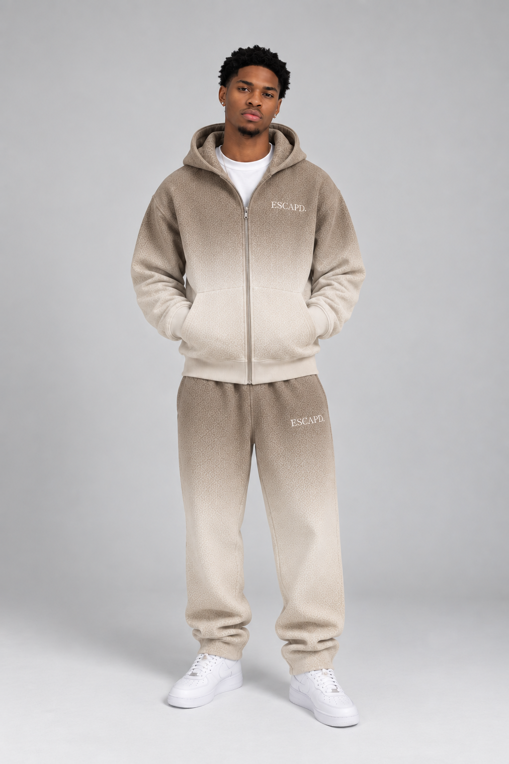 Ombre Knitted Tracksuit