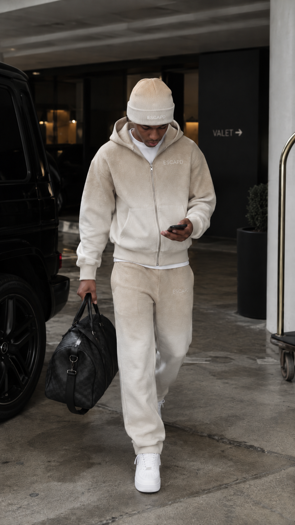 Ombre Knitted Tracksuit