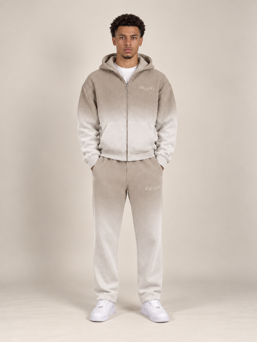 Ombre Knitted Tracksuit